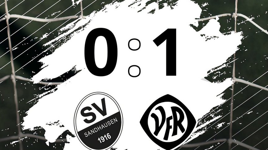 Endstand SV Sandhausen 0:1 VfR Aalen