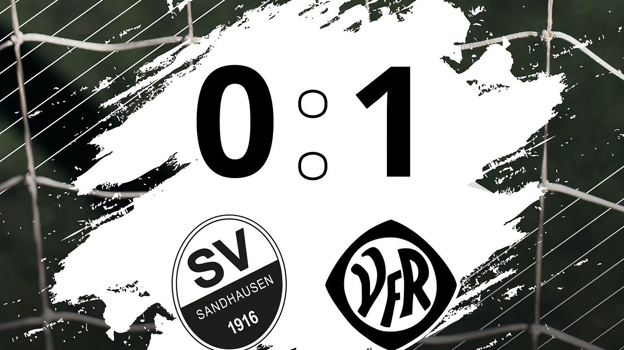 Endstand SV Sandhausen 0:1 VfR Aalen